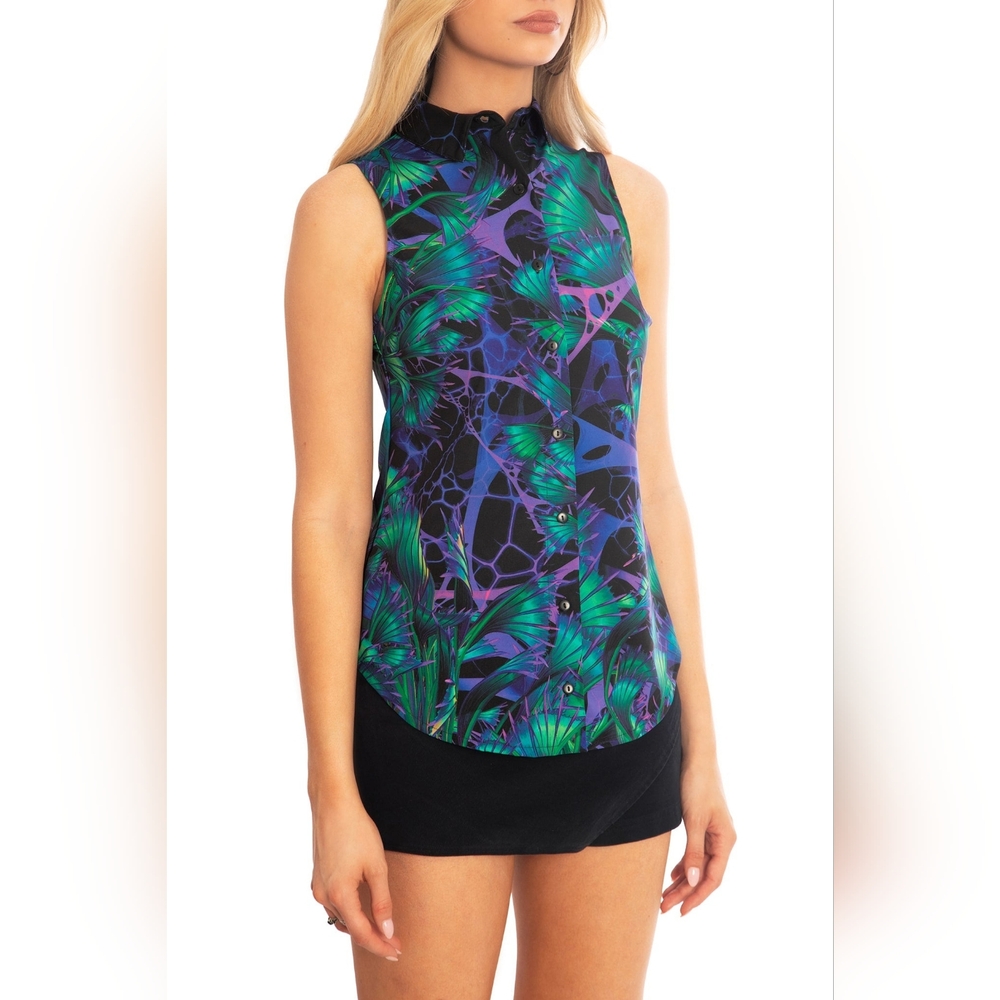 BlackMilk x Arcane collab. Hexcore Plant Shirt size L. Limited design - Vaulted! - Picture 2 of 11